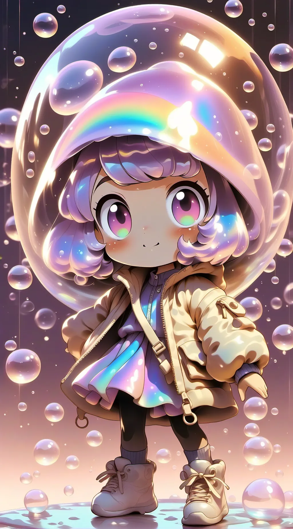 ai character: poppy background
