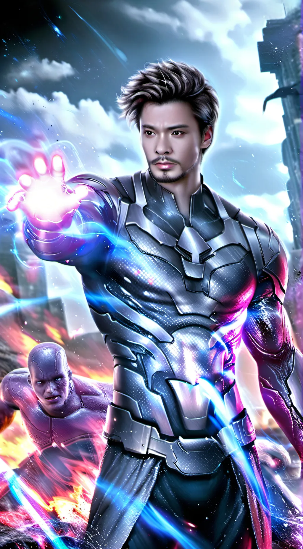 ai character: avengers 💮 background