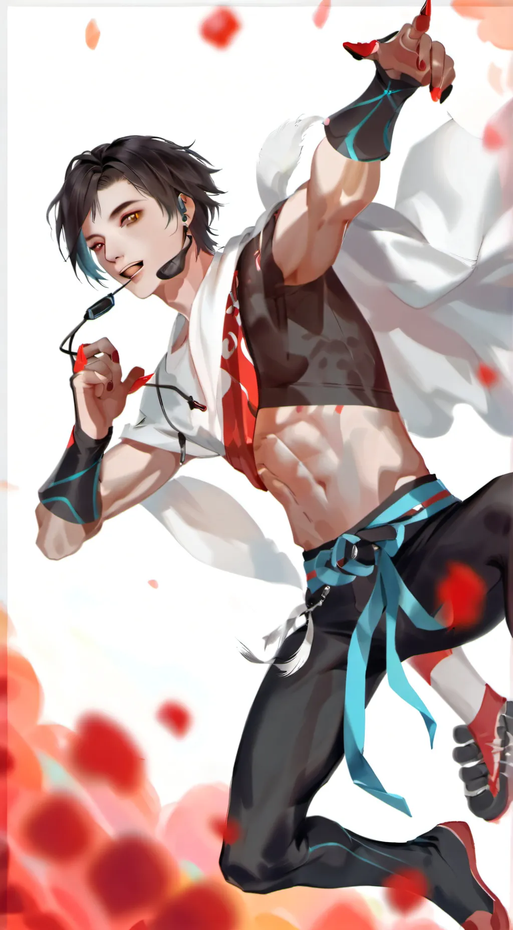 ai character: mikey et draken background