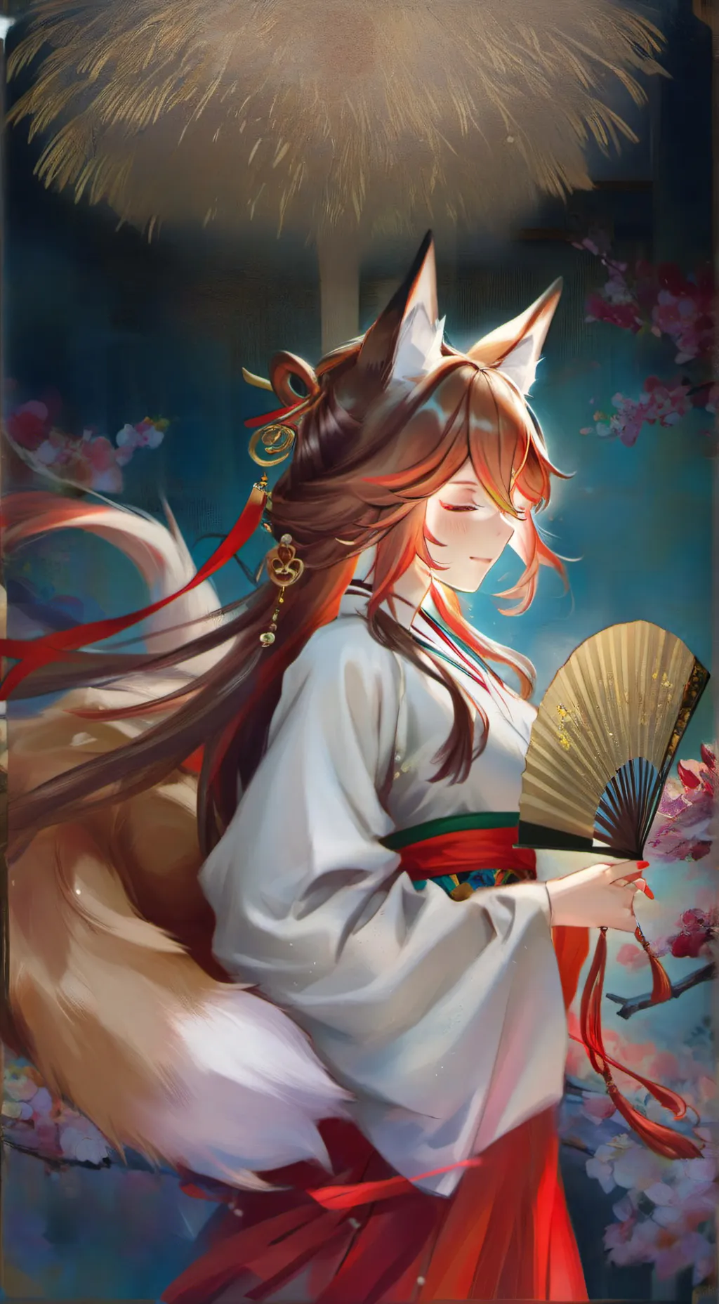 ai character: Kitsune Himari background