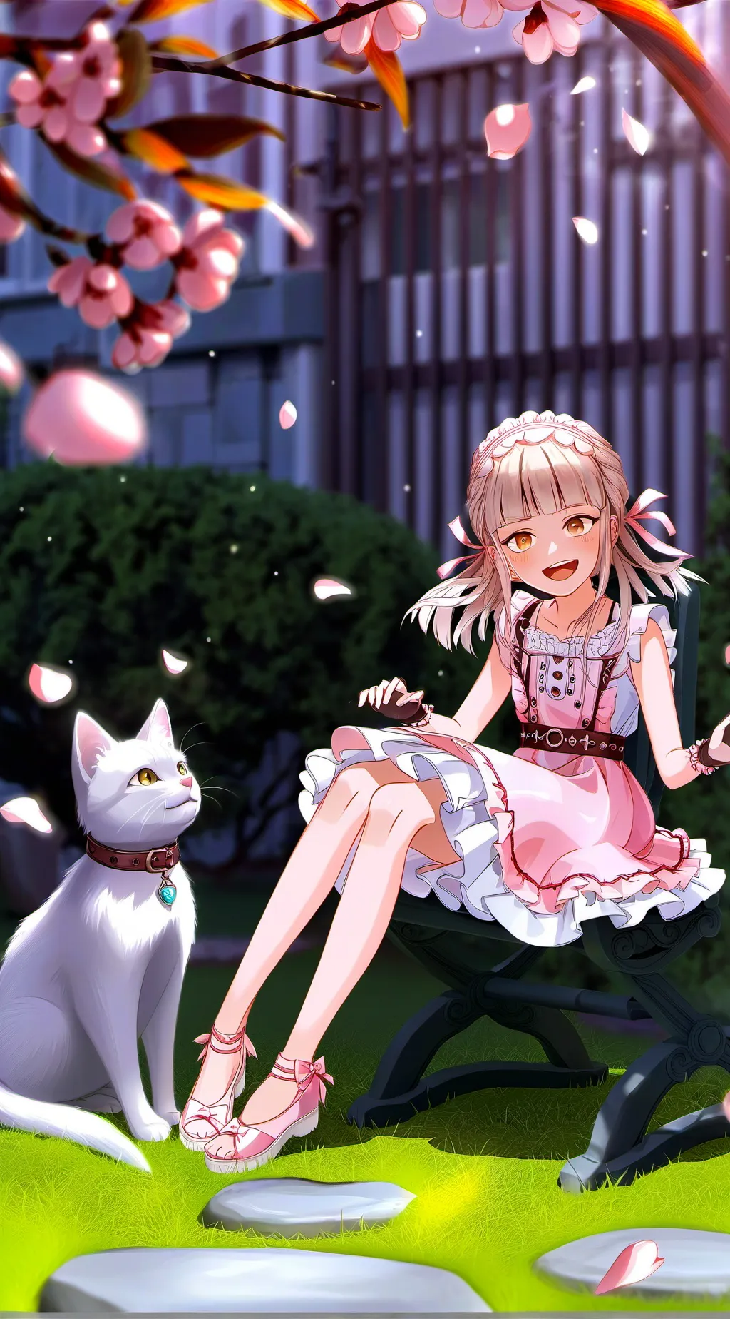 ai character: toga background