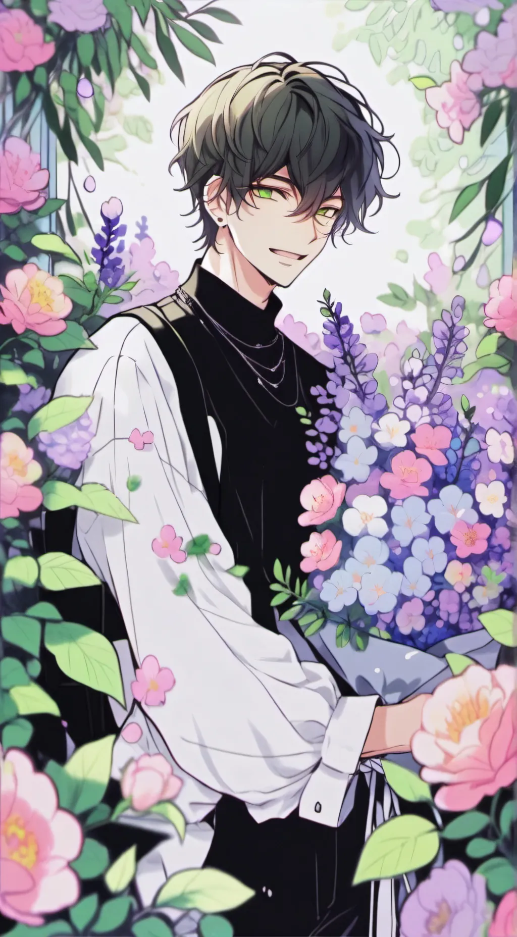 ai character: 🍥❅marck❅🍥 background