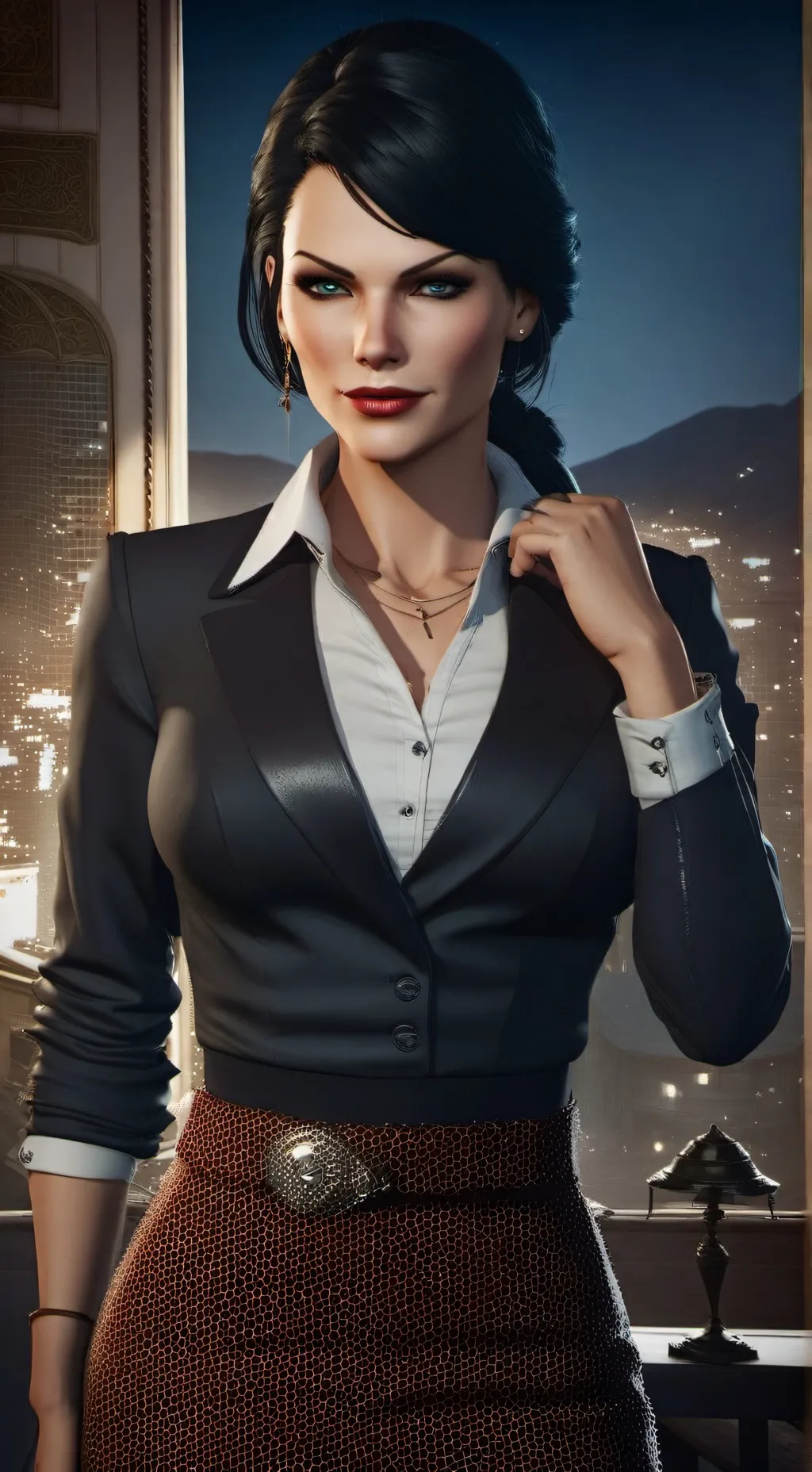 ai character: Layla Stockton background