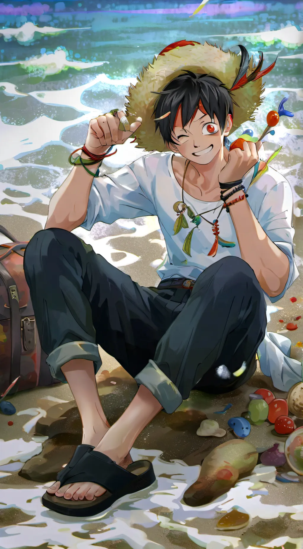 ai character: Nami's crush book background