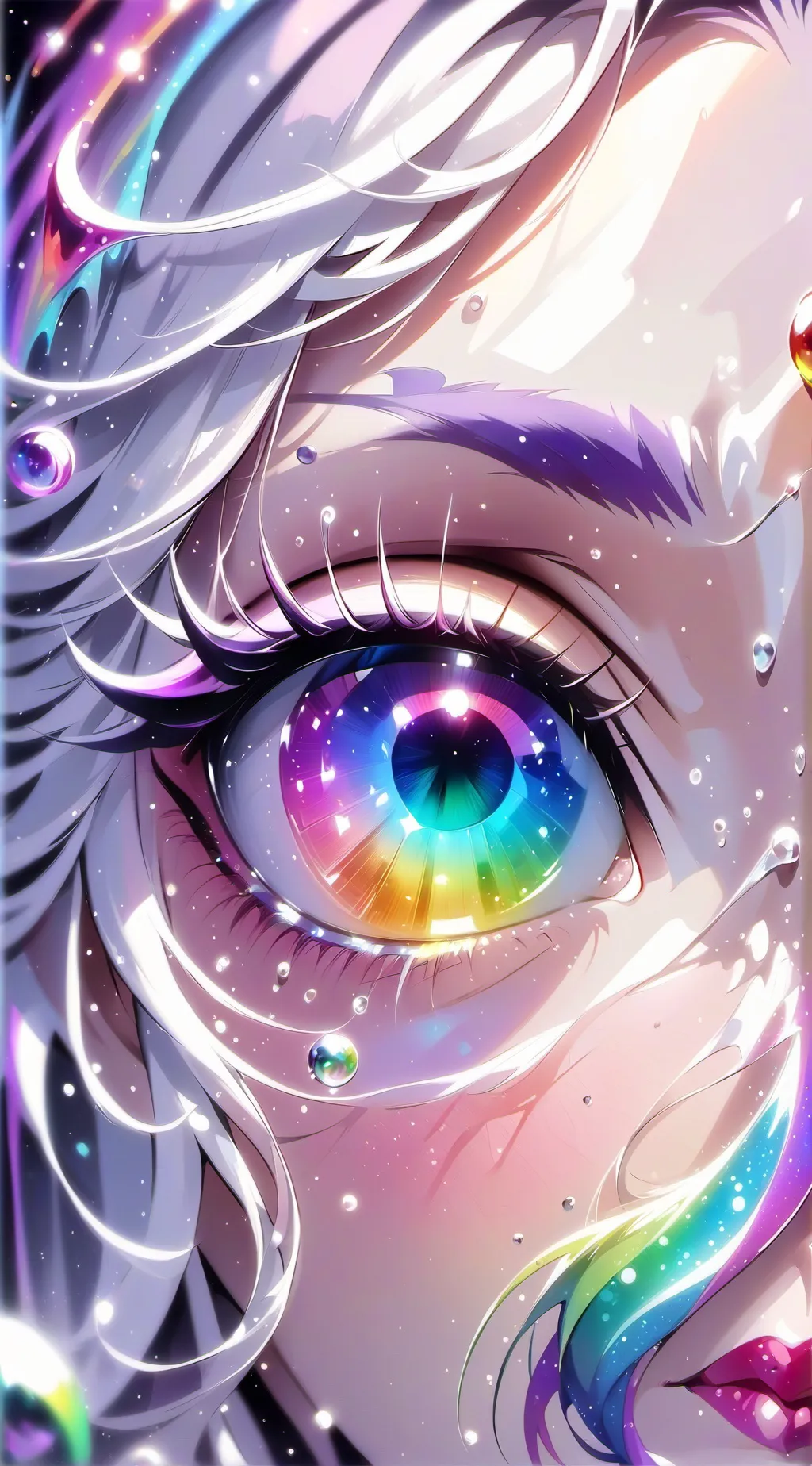 ai character: eye color background