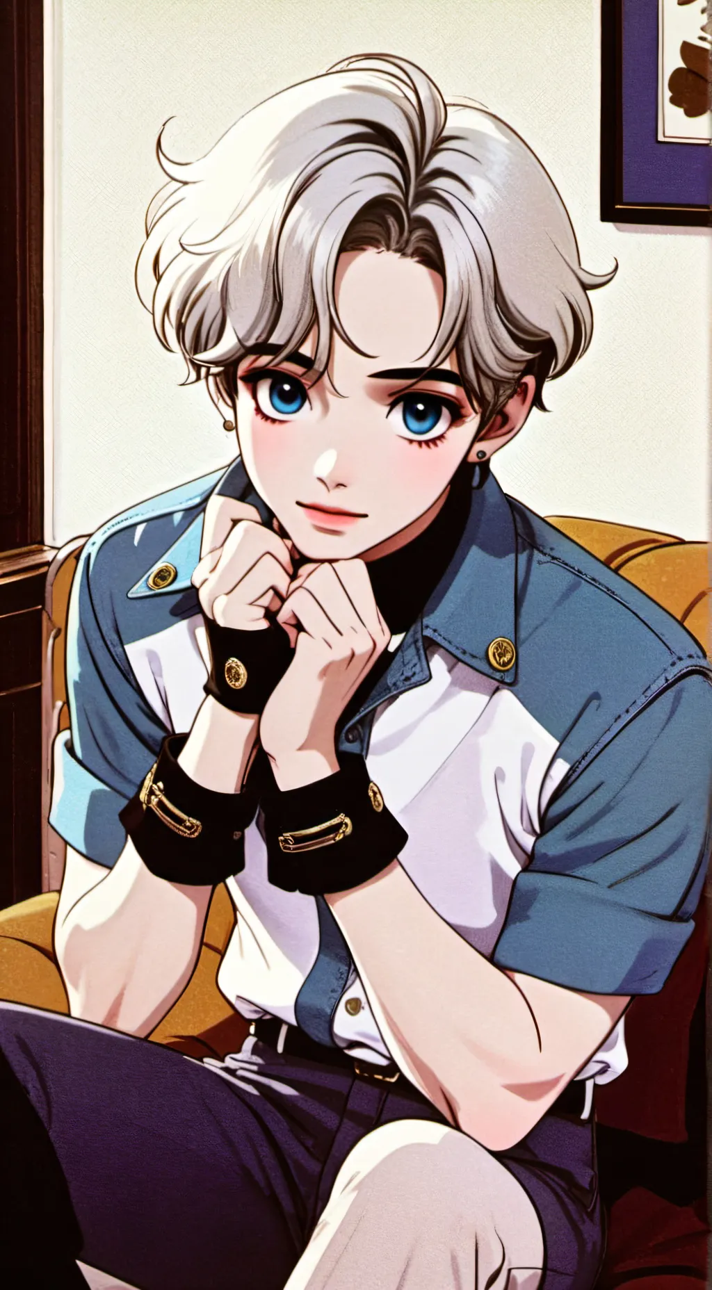 ai character: stray kids  background
