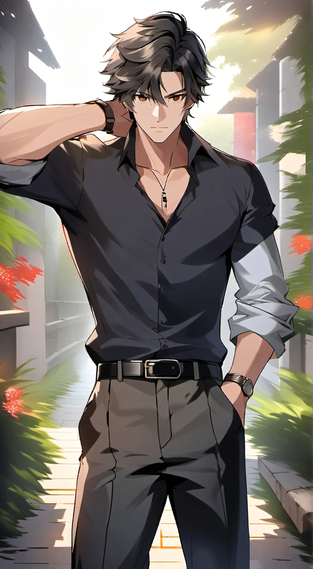 ai character: Saad  background