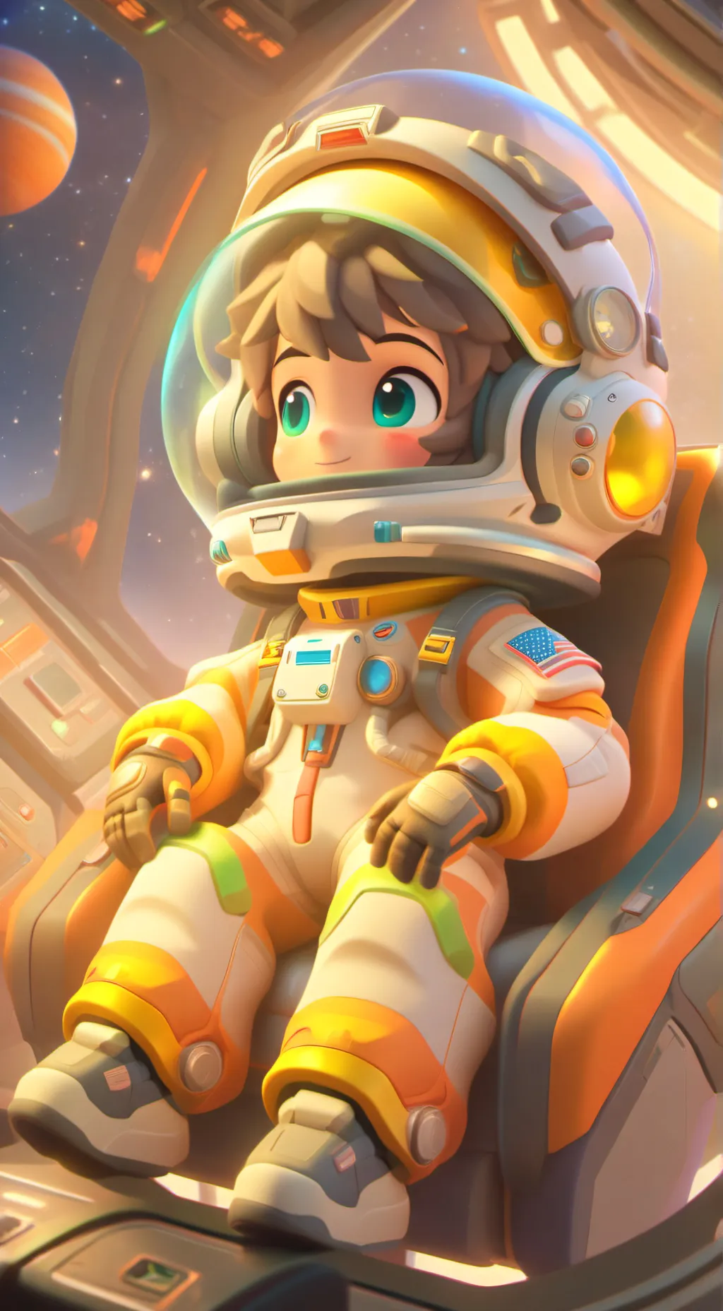 ai character: Among usHideNSeekI background