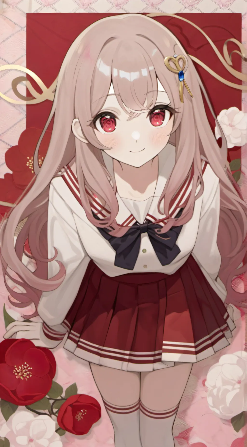 ai character: Naomi shintarou  background
