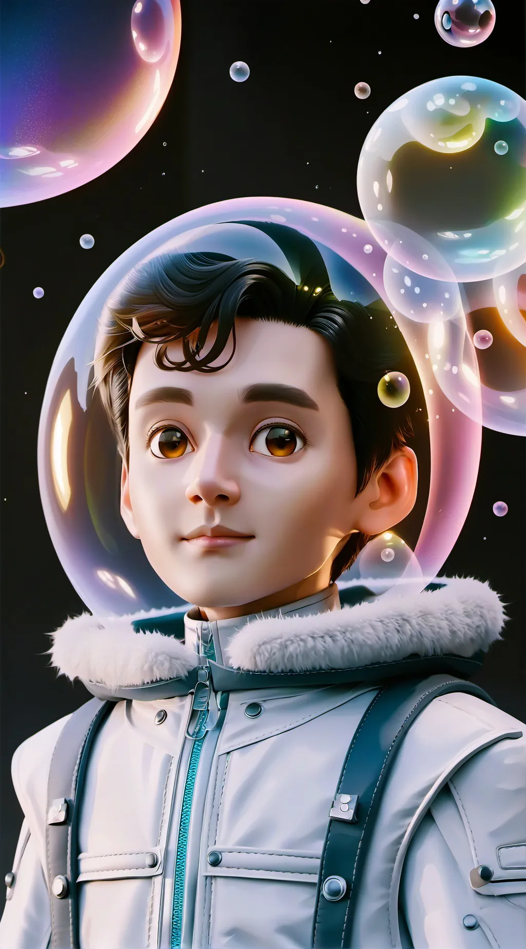 ai character: Fluxy background