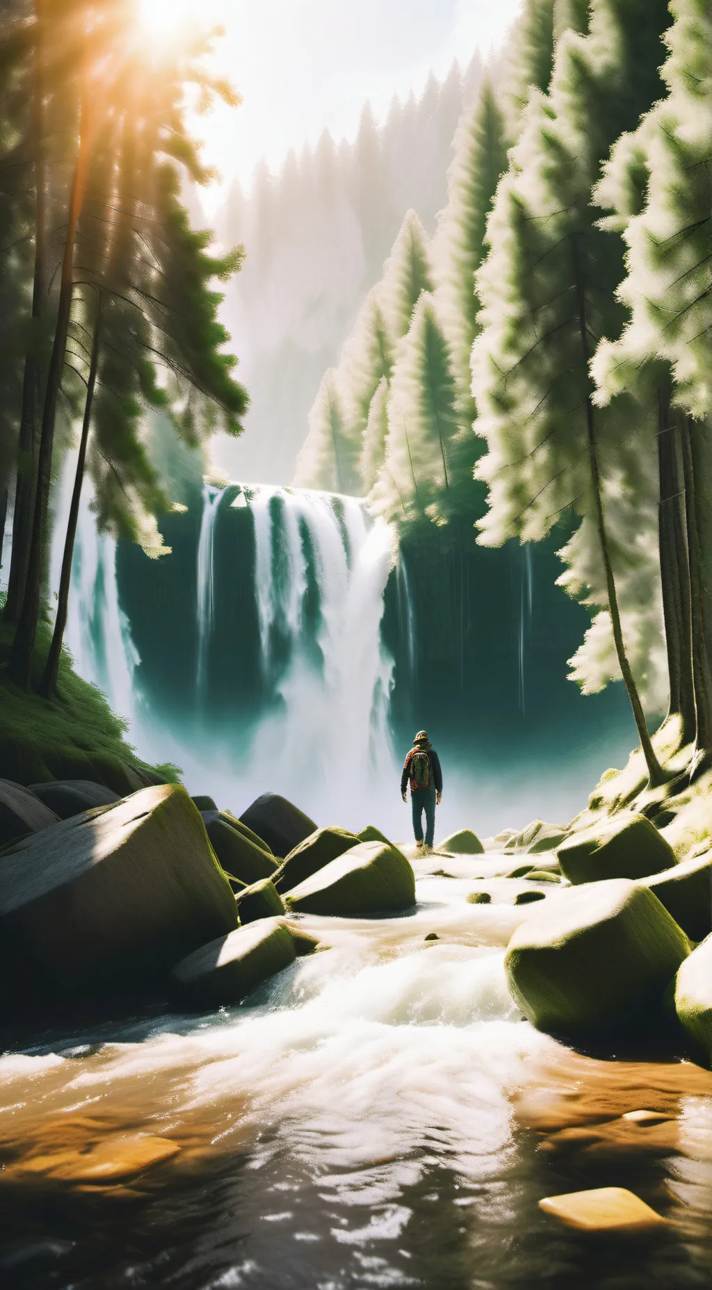ai character: Forest background