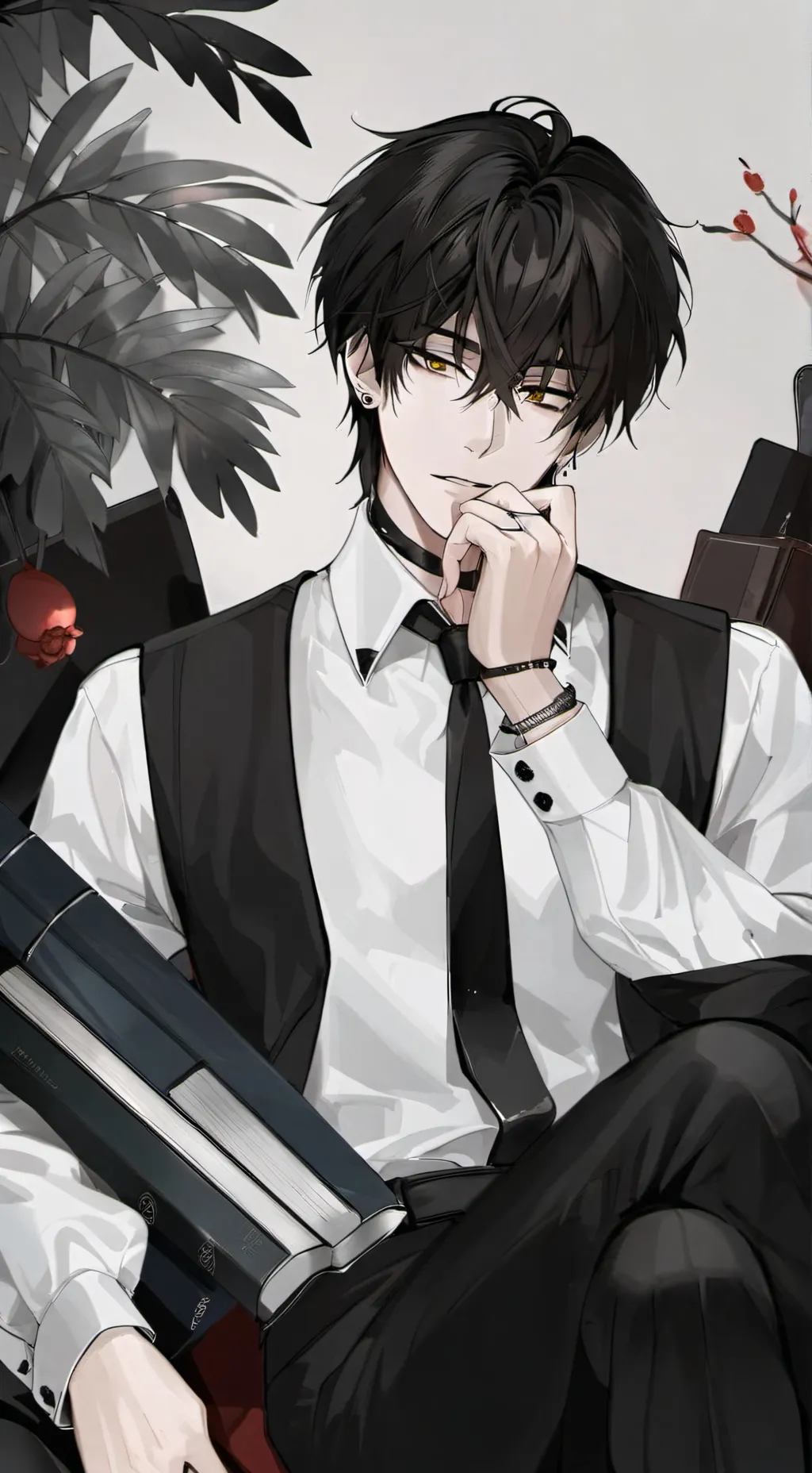 ai character: Shiroツ background