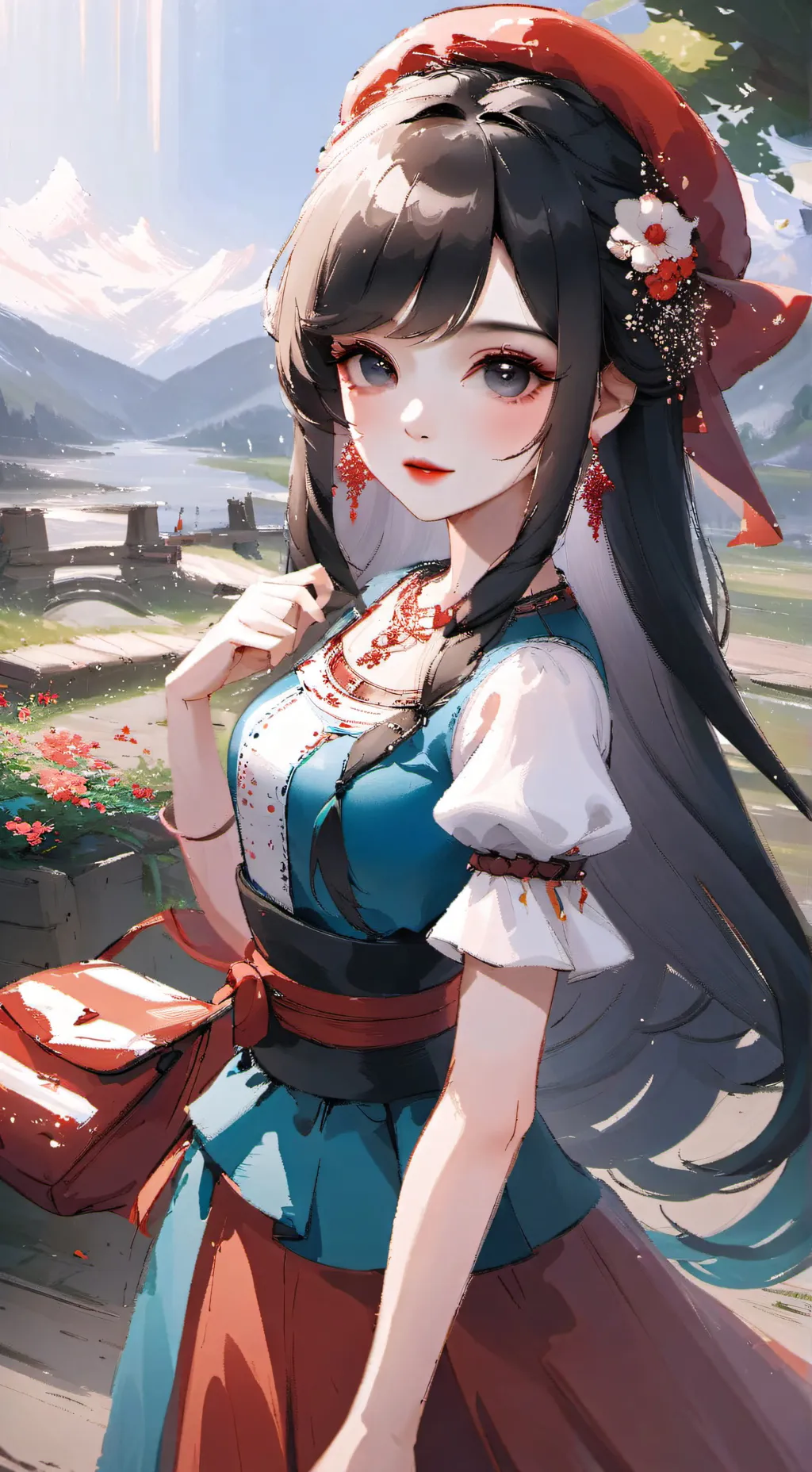 ai character: мила background