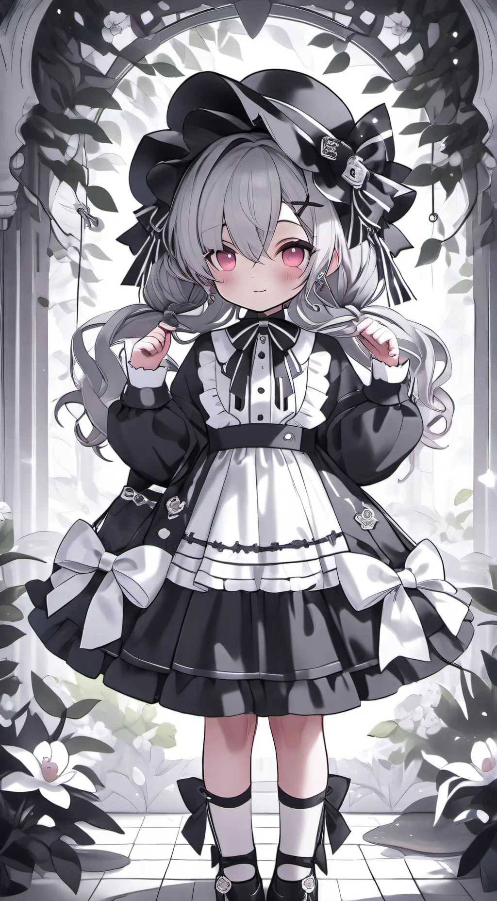ai character: nuovo pilastro background