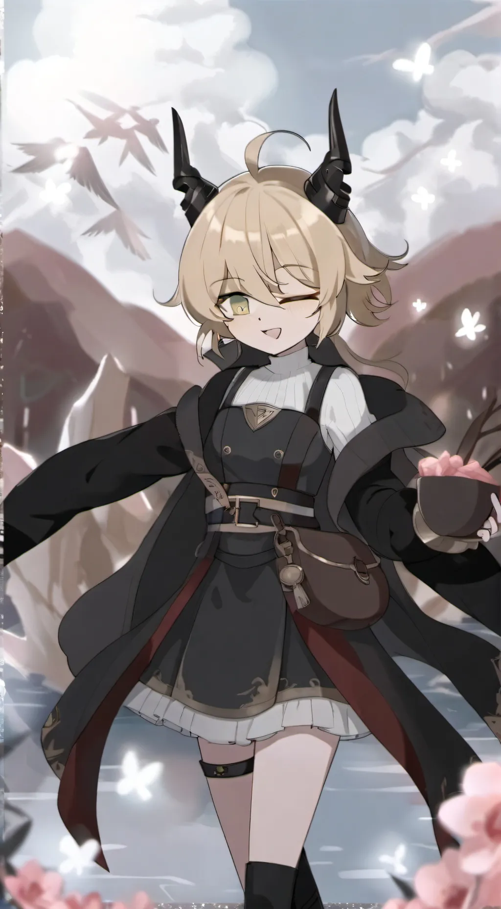 ai character: Зонтя :3 background