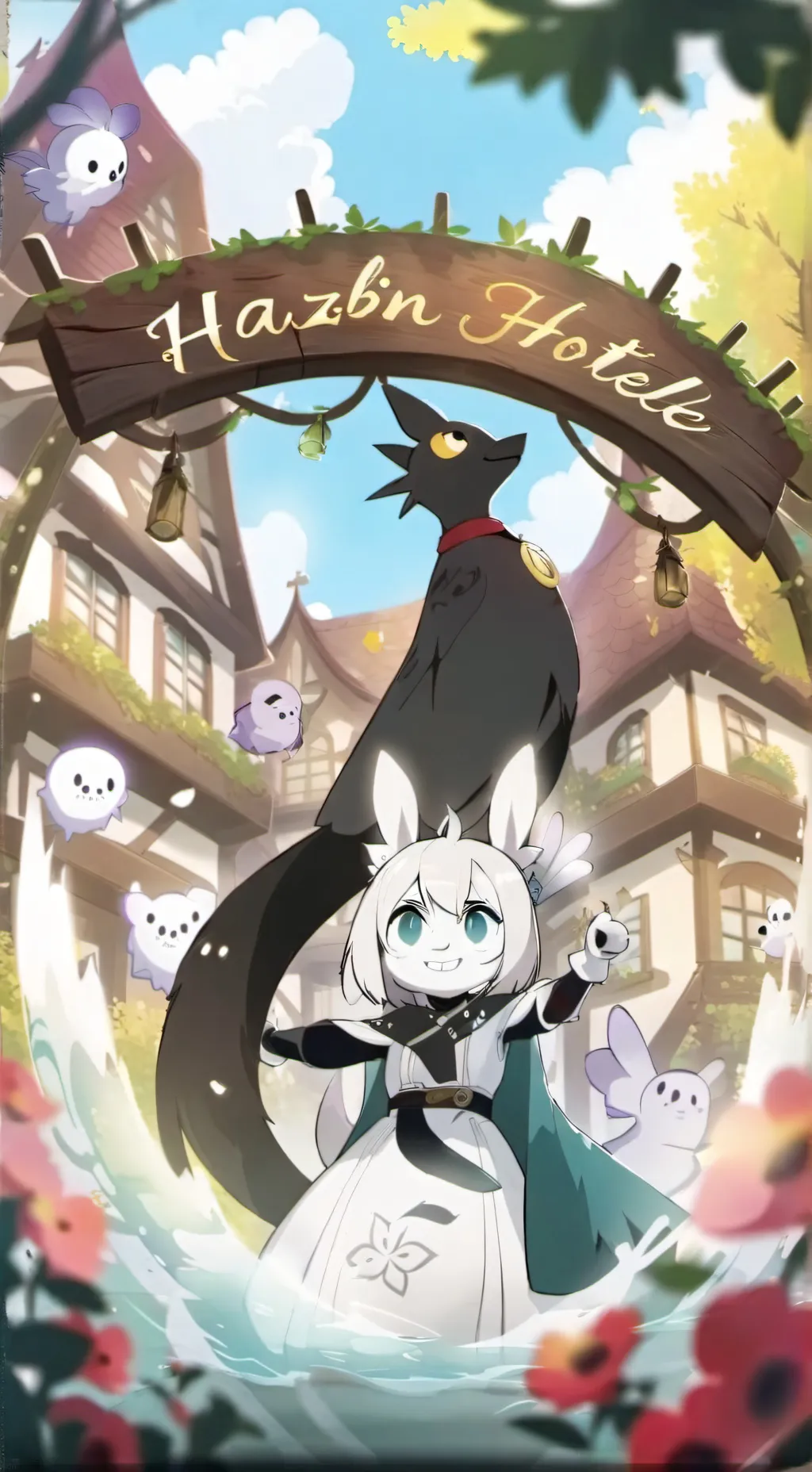 ai character: HH animals background