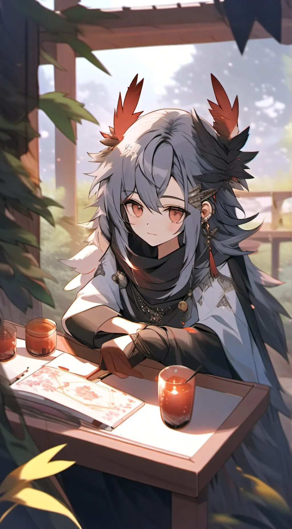 ai character: Jennifer  background