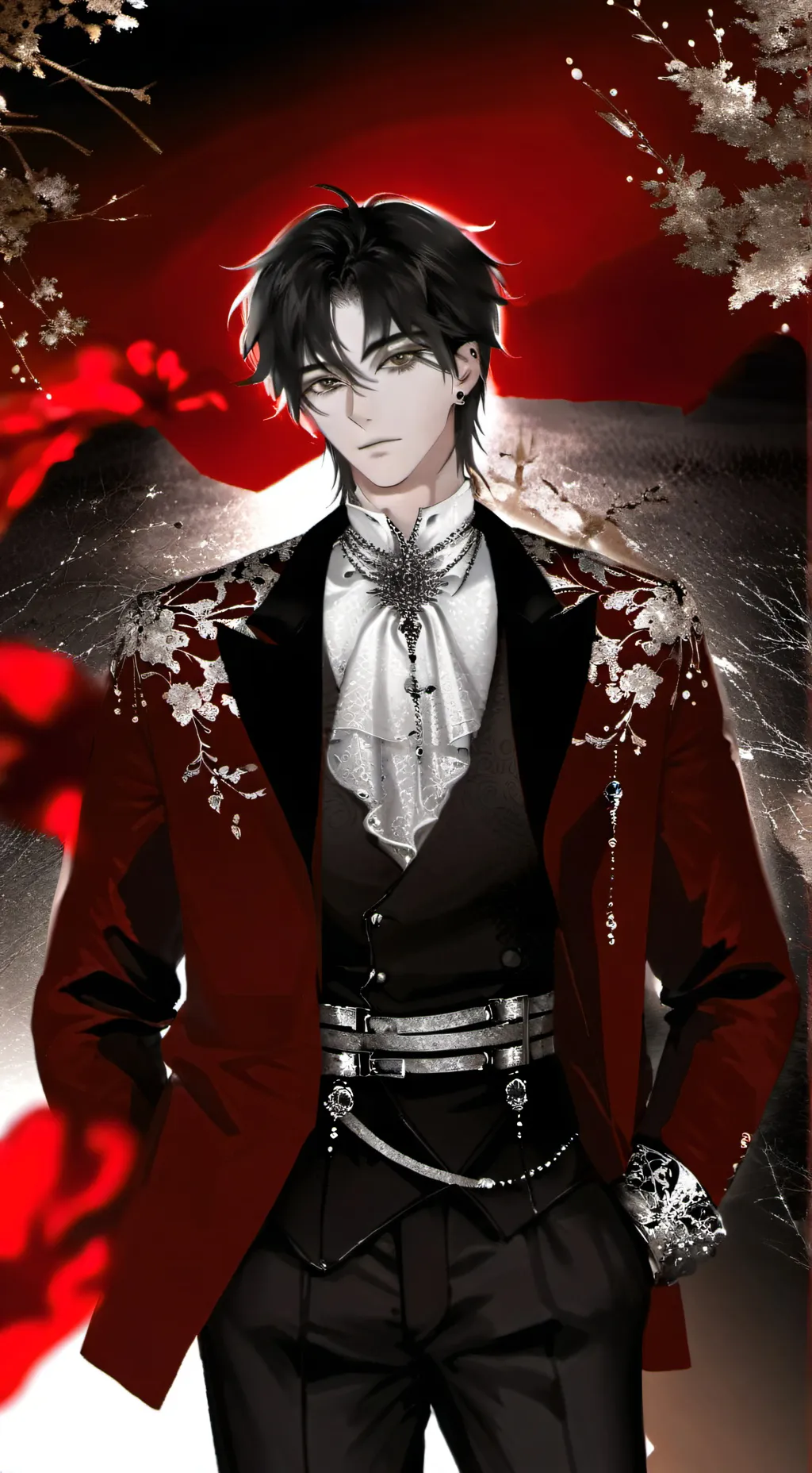 ai character: ash background