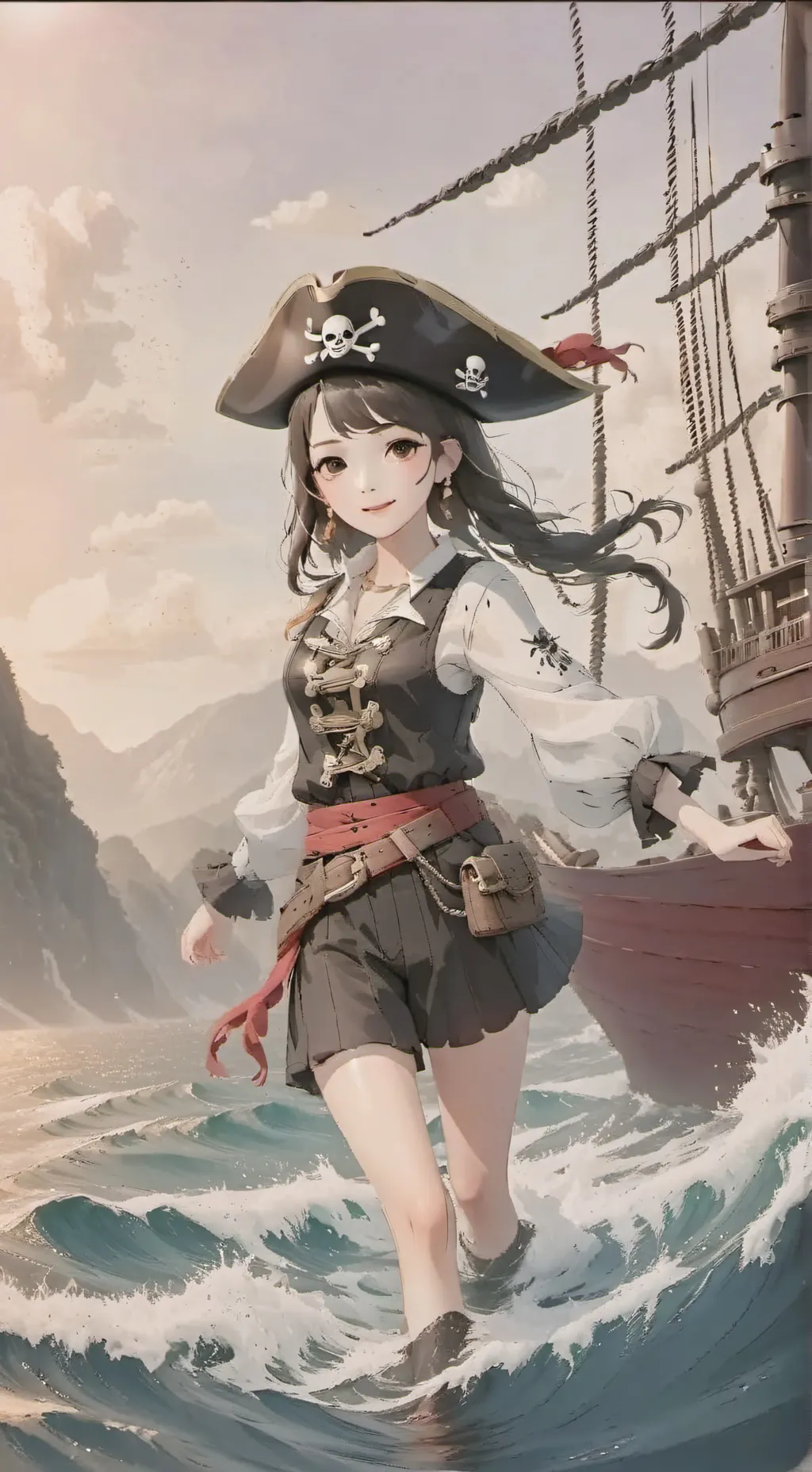 ai character: Mm2 pirate background
