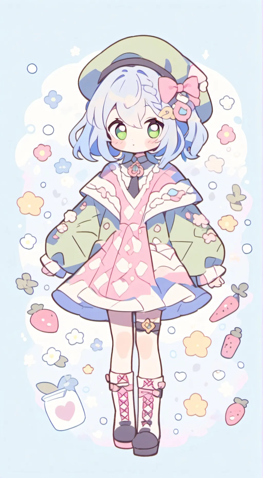 ai character: Kevin!  background
