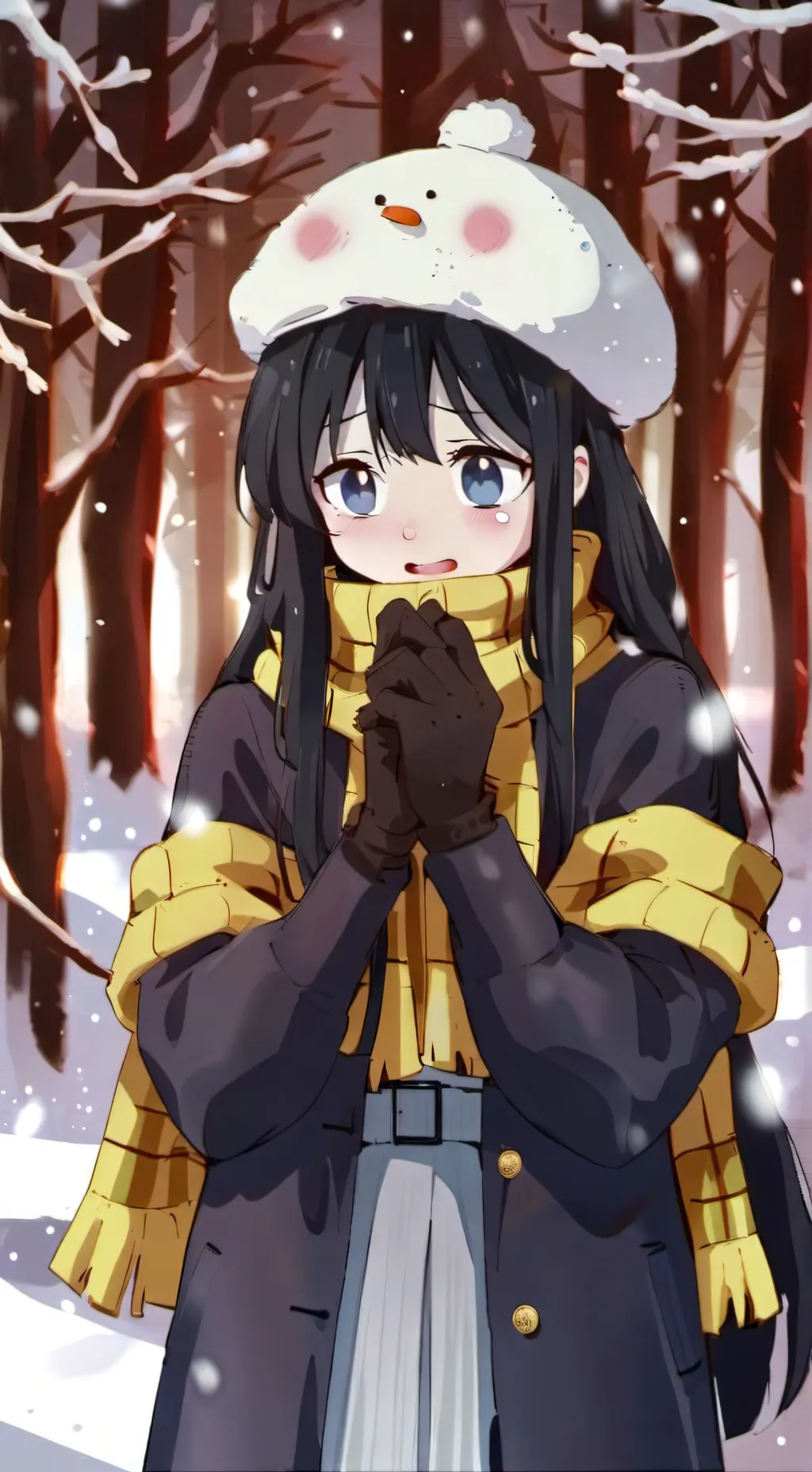 ai character: 🐰Humishi-ka❄️ background