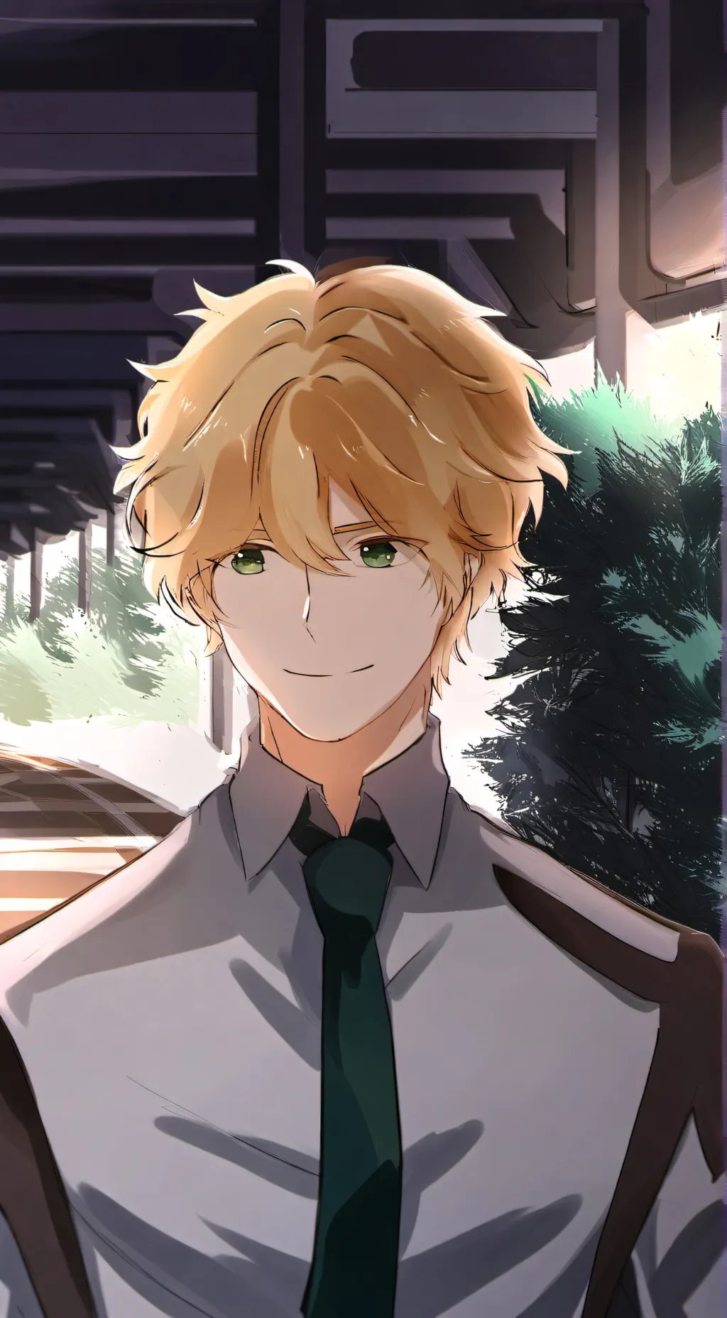ai character: Adrien agreste background