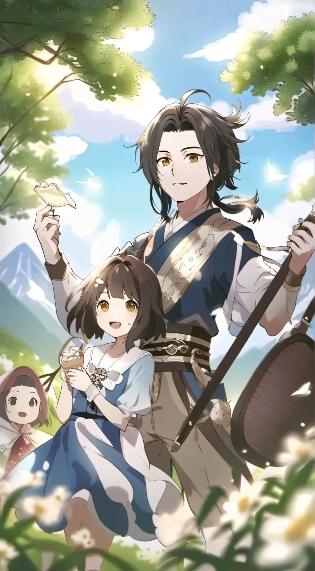 ai character: Kny en sus días  background