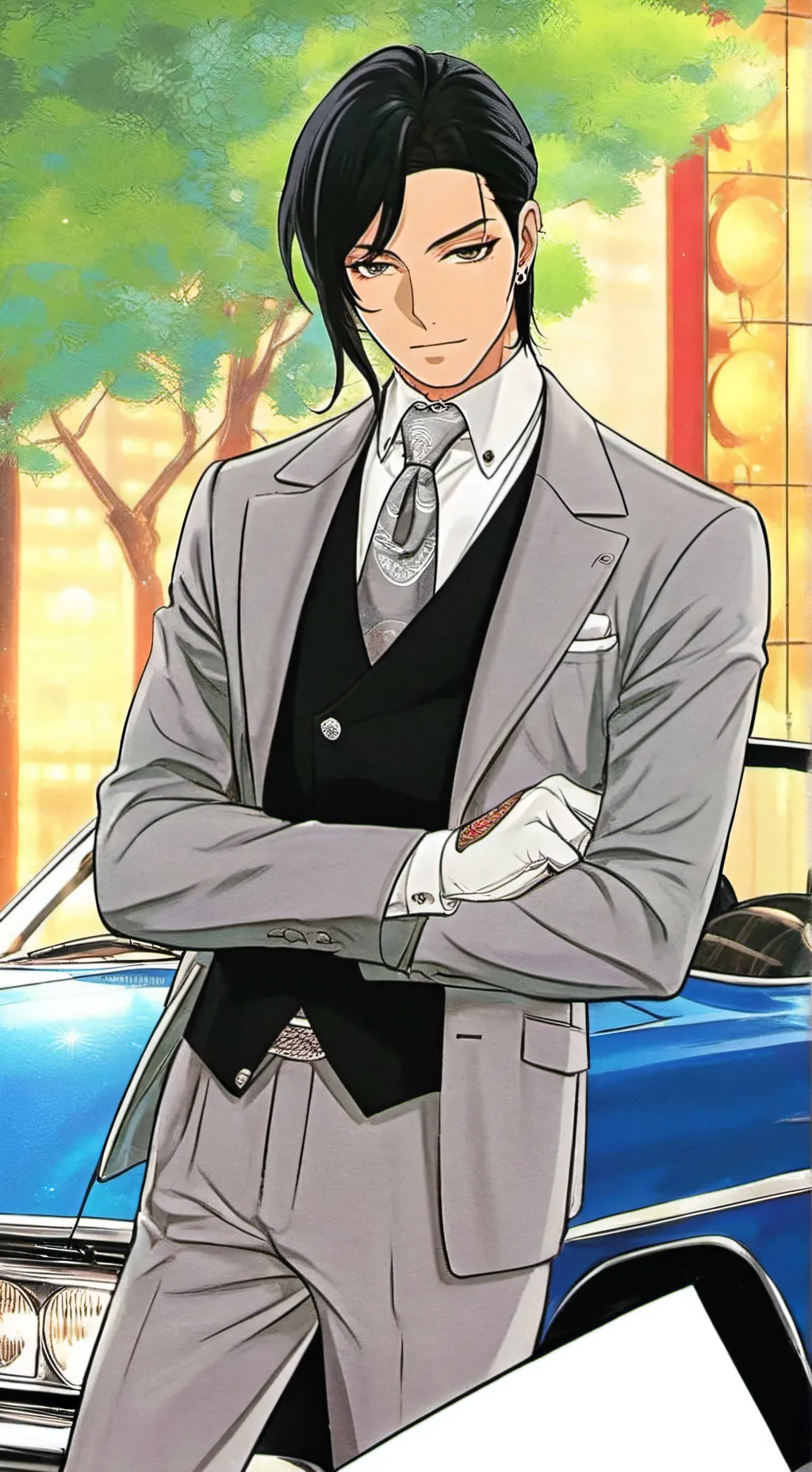 ai character: Renji Kurozawa  background