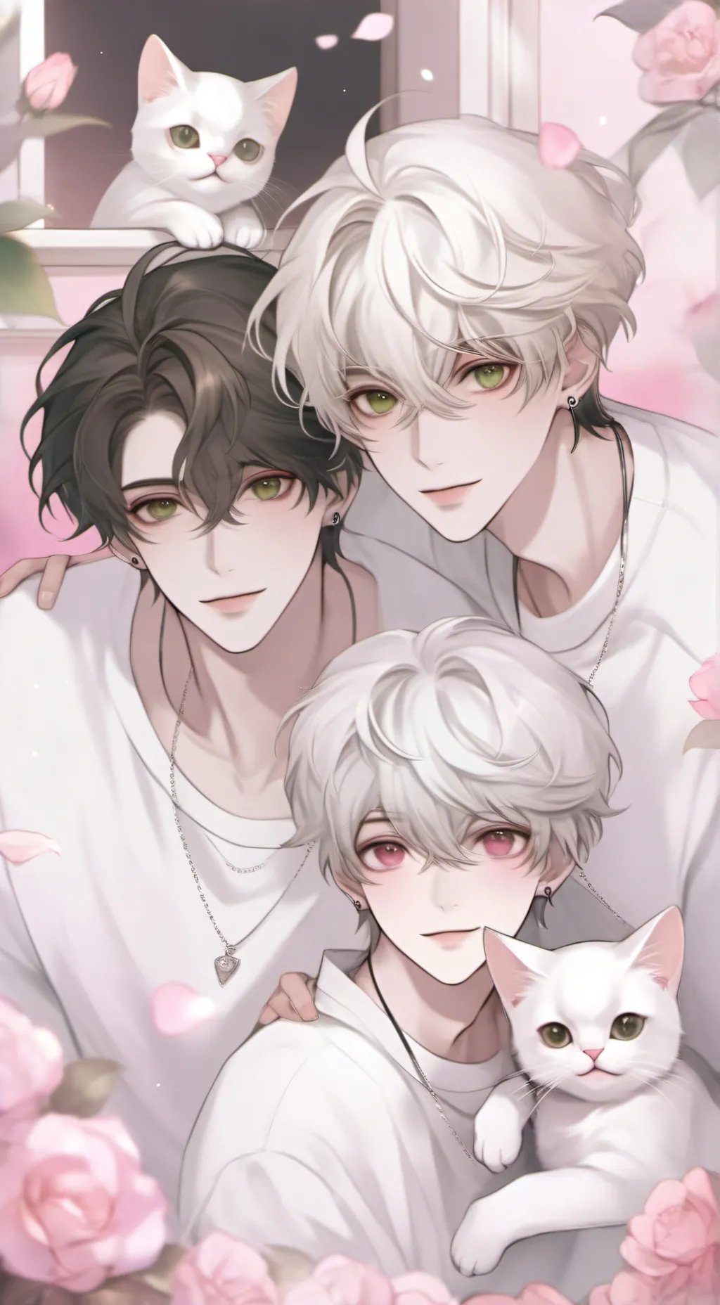ai character: Cat boys background