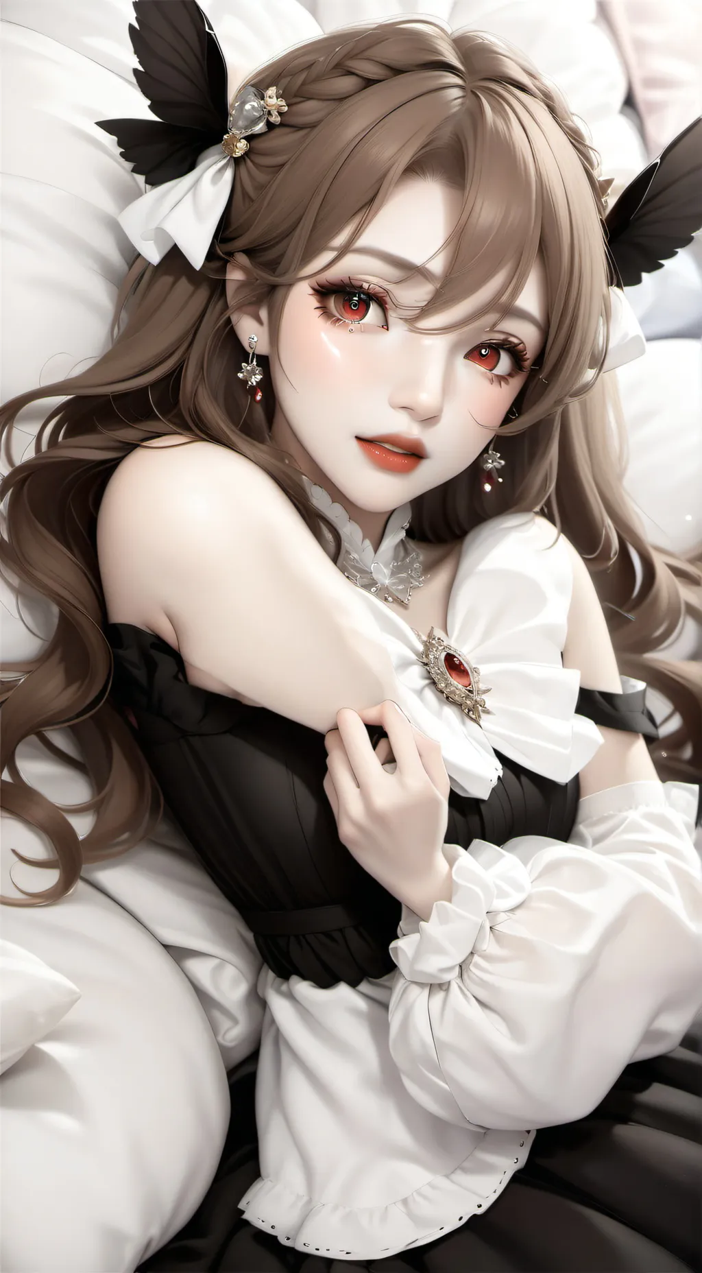 ai character: Ochaco Rose background
