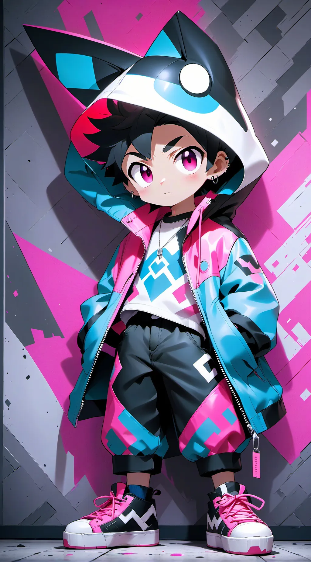 ai character:  Mia ￼ background