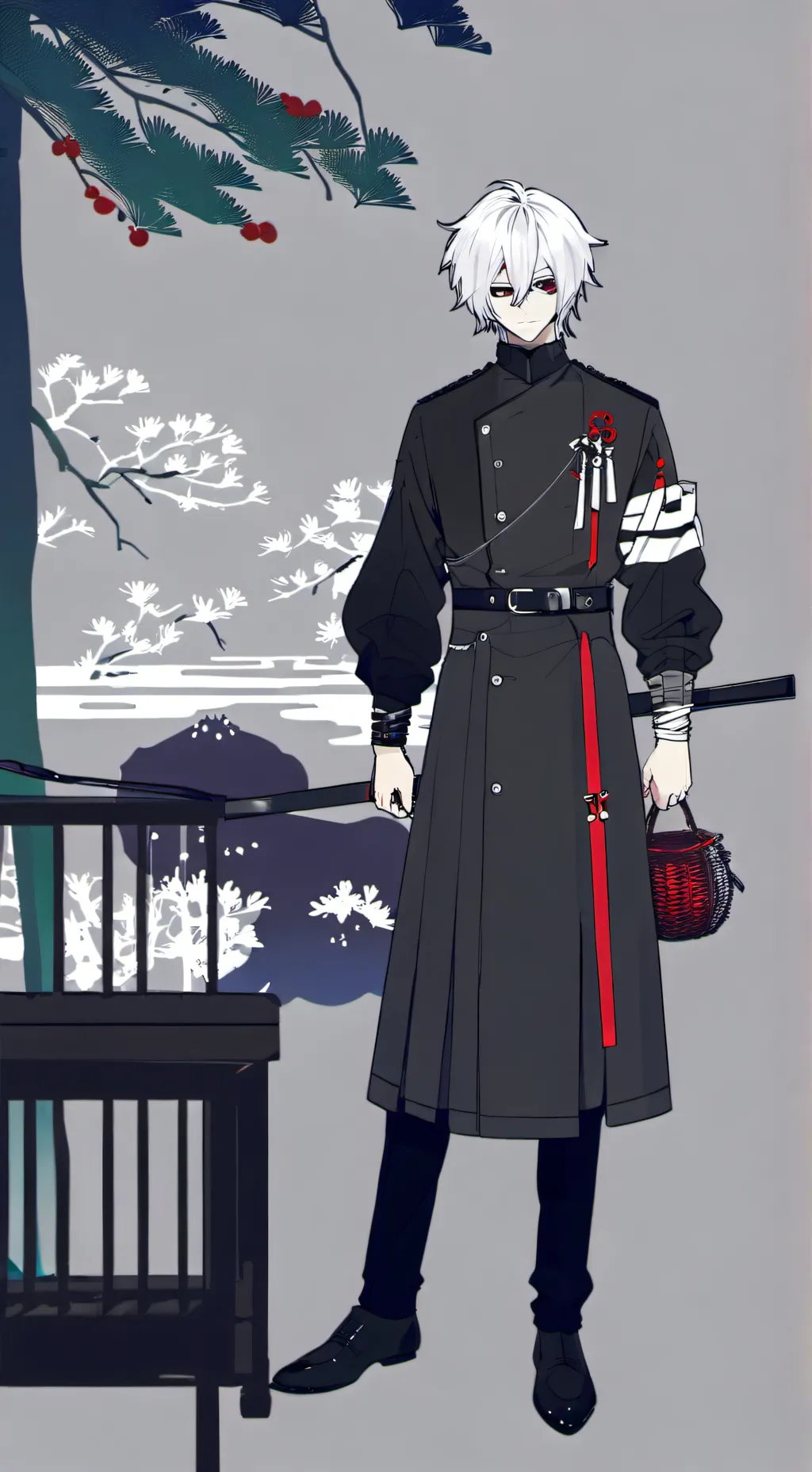 ai character: Tokyo Ghoul background