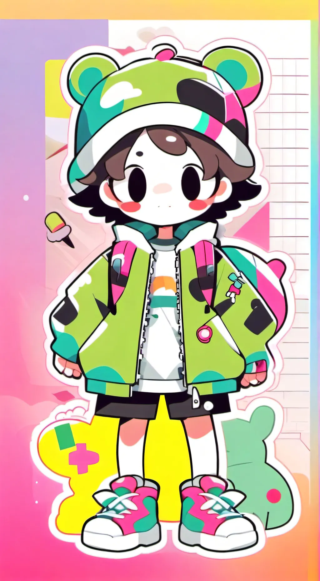 ai character: Dandy's World background