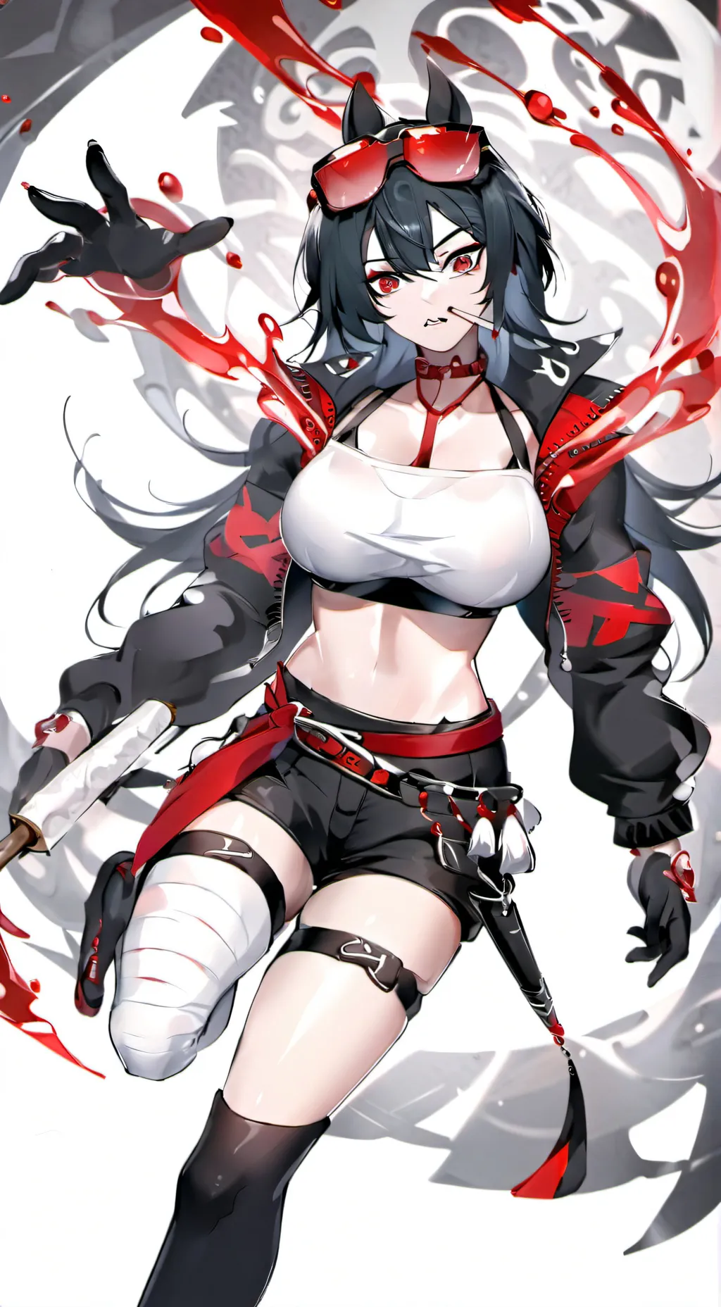 ai character: Akari background