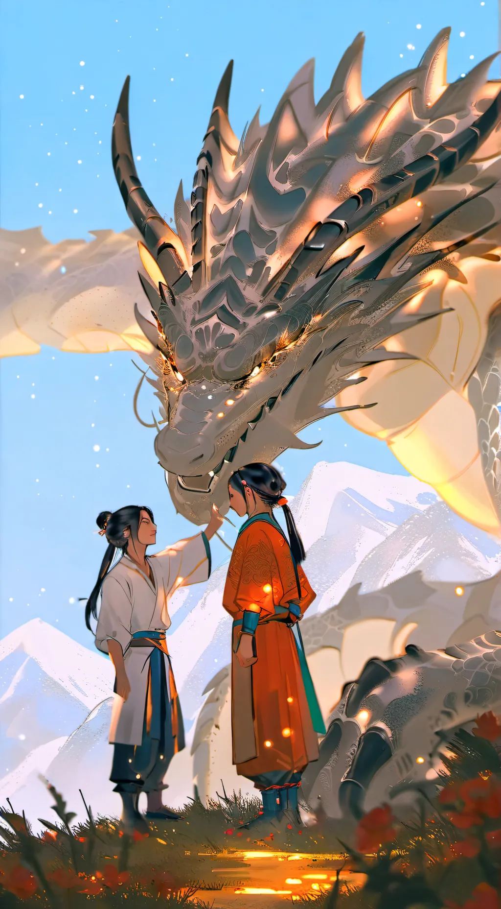 ai character: Dragon background