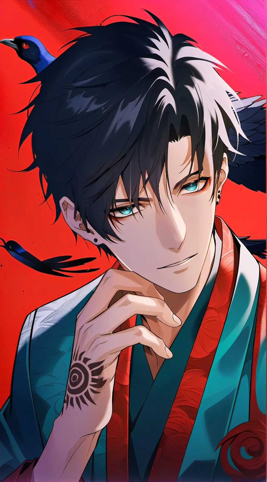 ai character: Sukuna background