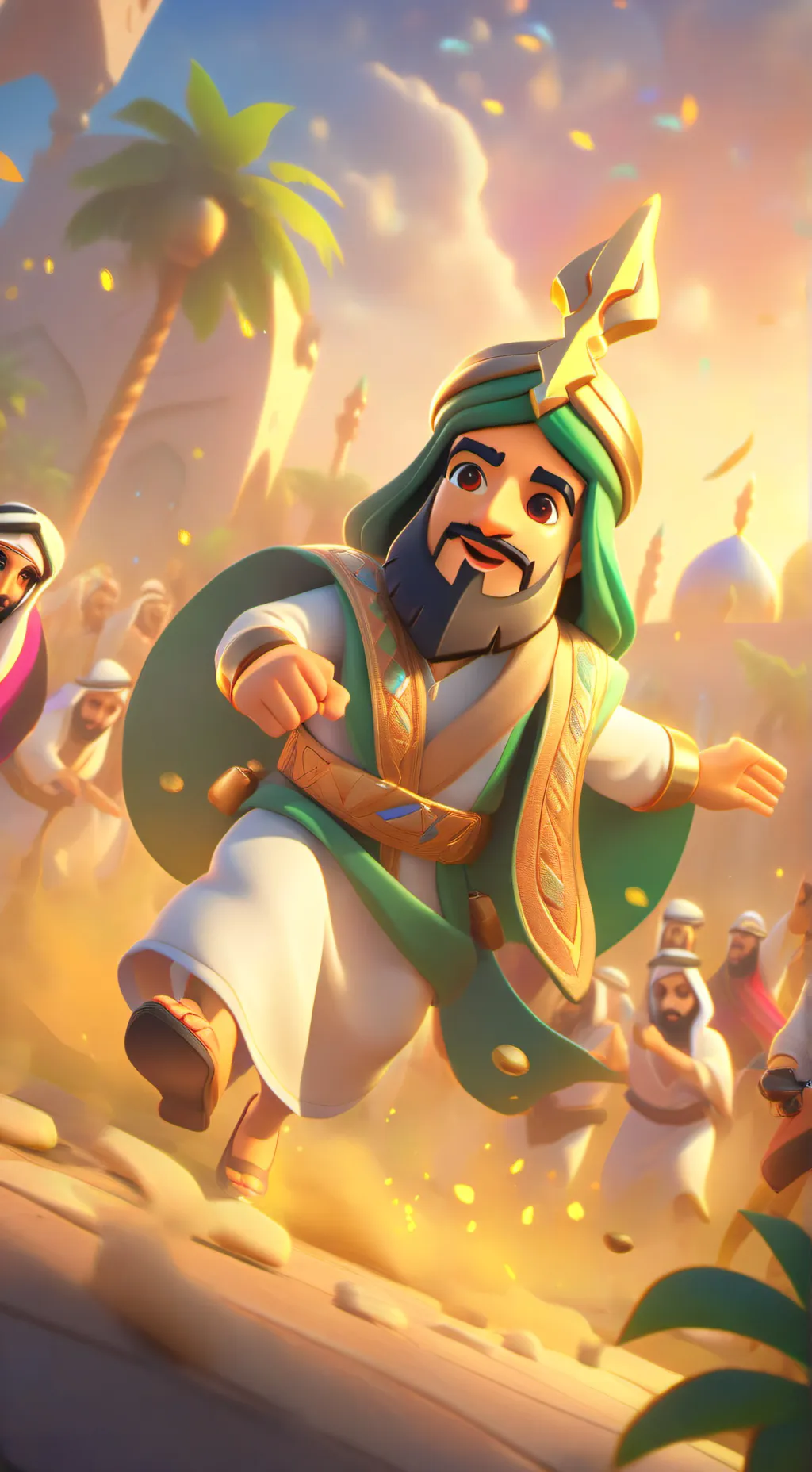 ai character: Arab league ch background