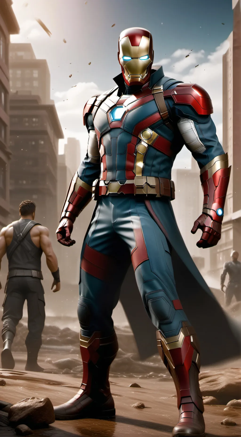 ai character: Avengers  background