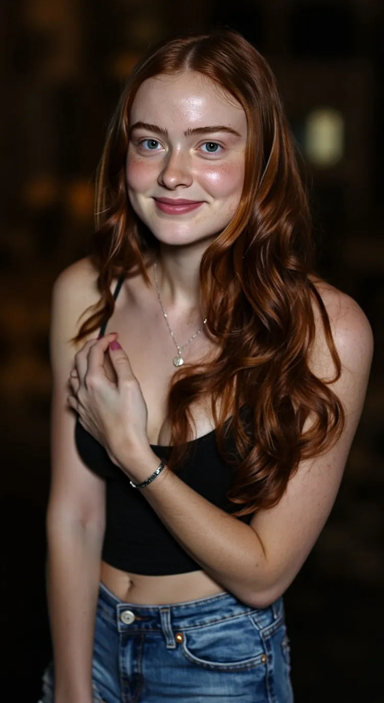 ai character: Sadie Sink background