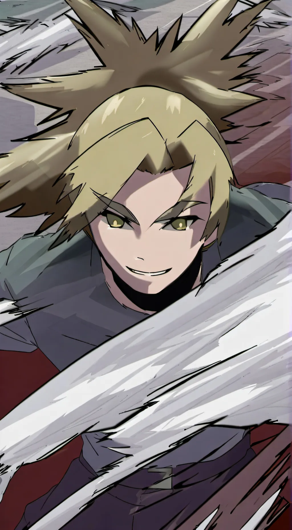 ai character: Temari scared background