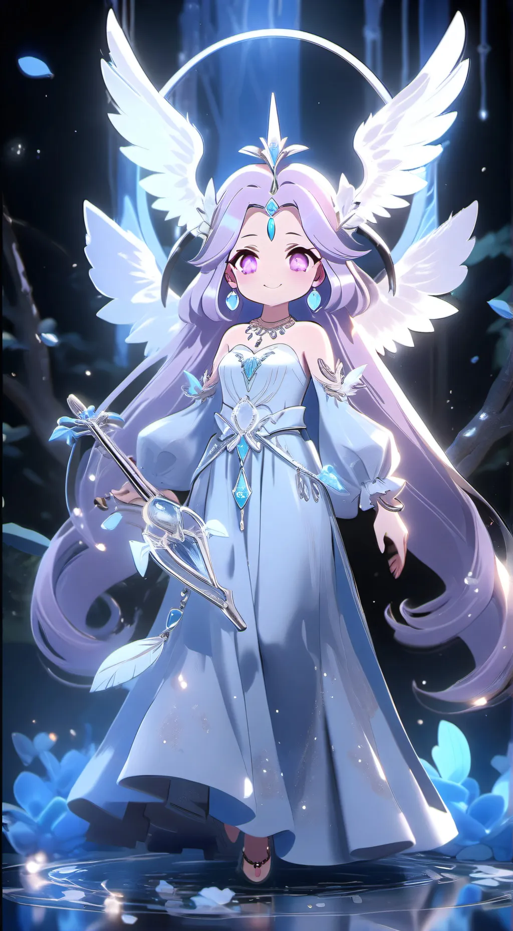 ai character: WE R FORSAKEN background