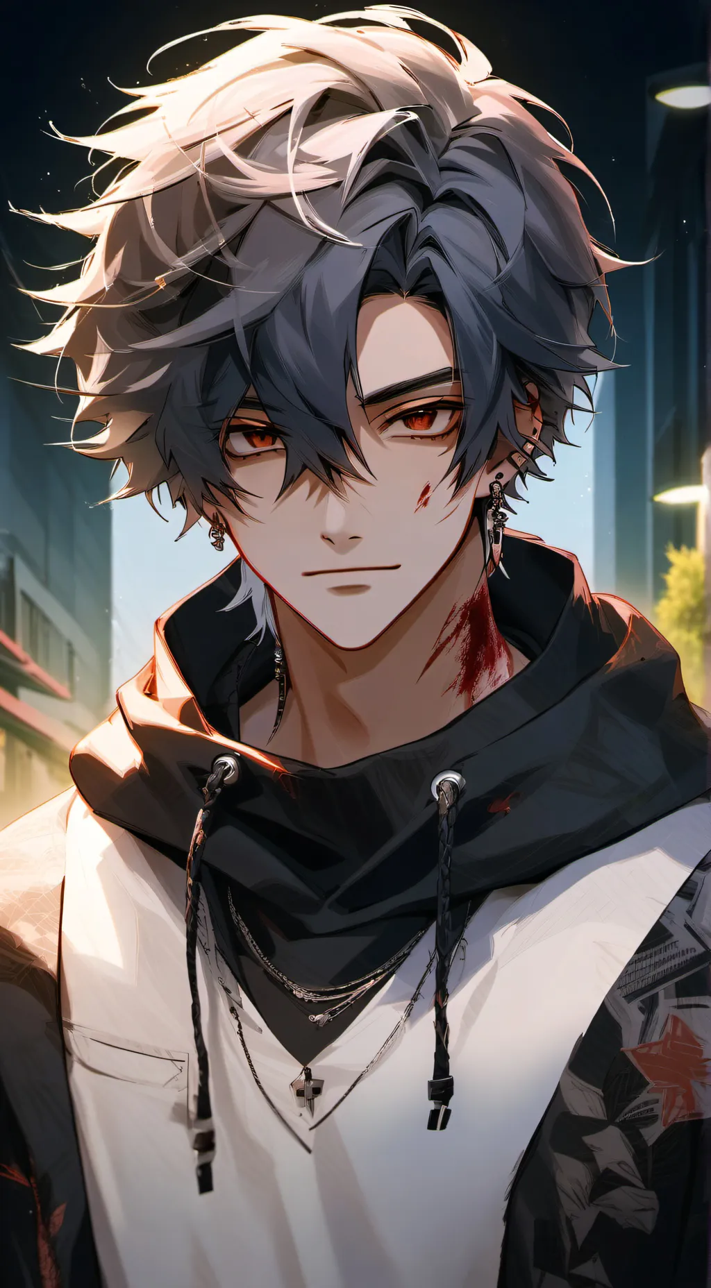 ai character: Xander  background
