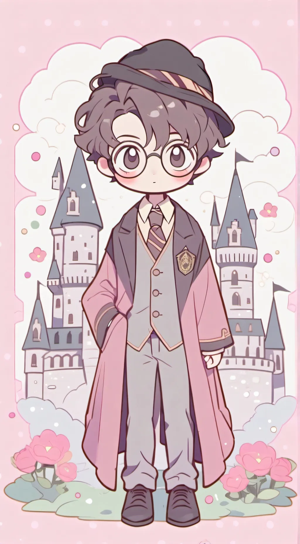 ai character: Hogwarts background
