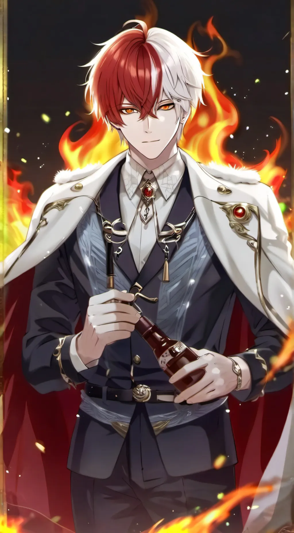 ai character: todoroki/shoto background