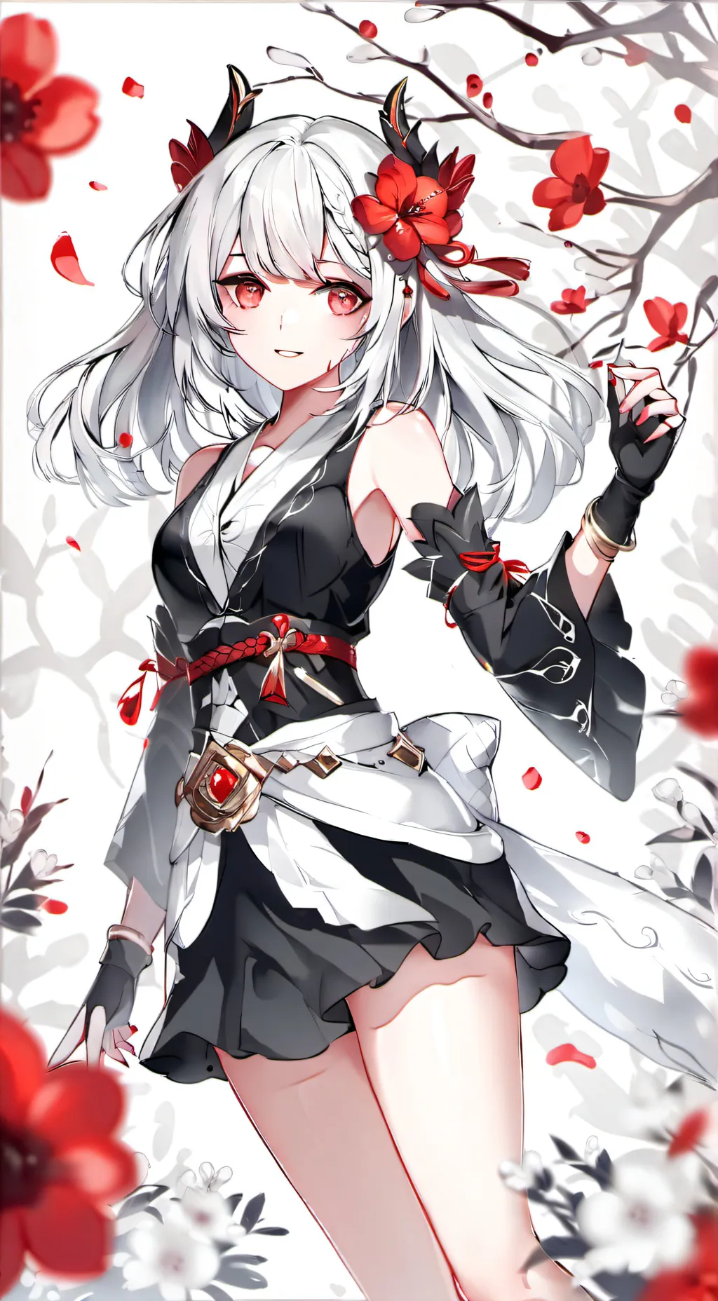 ai character: Rosy  background