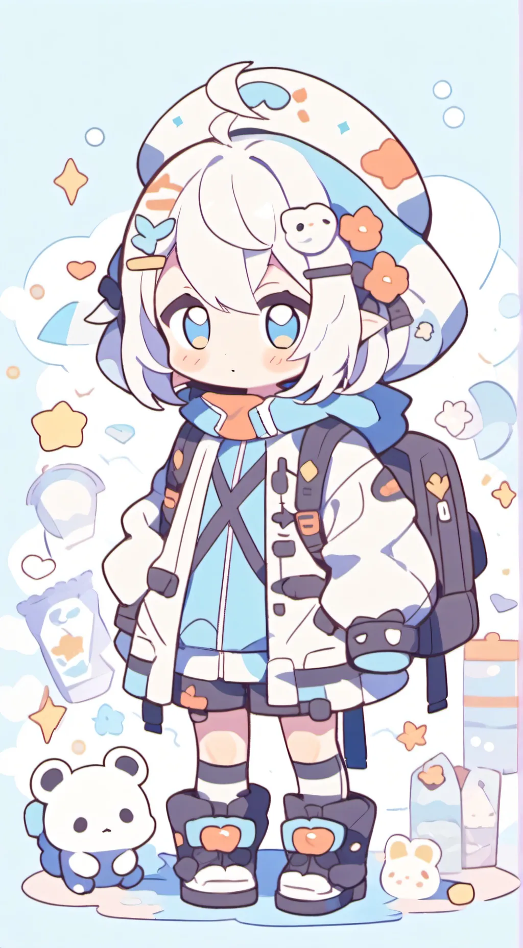 ai character: dw hates poppy background