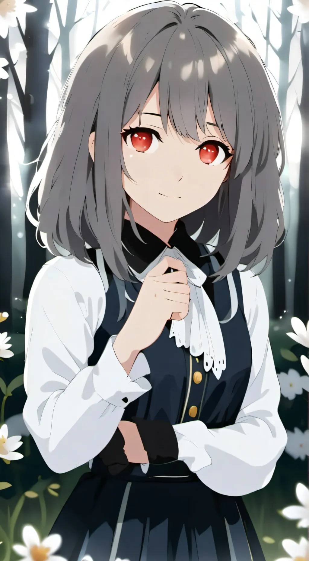 ai character: Anime world background
