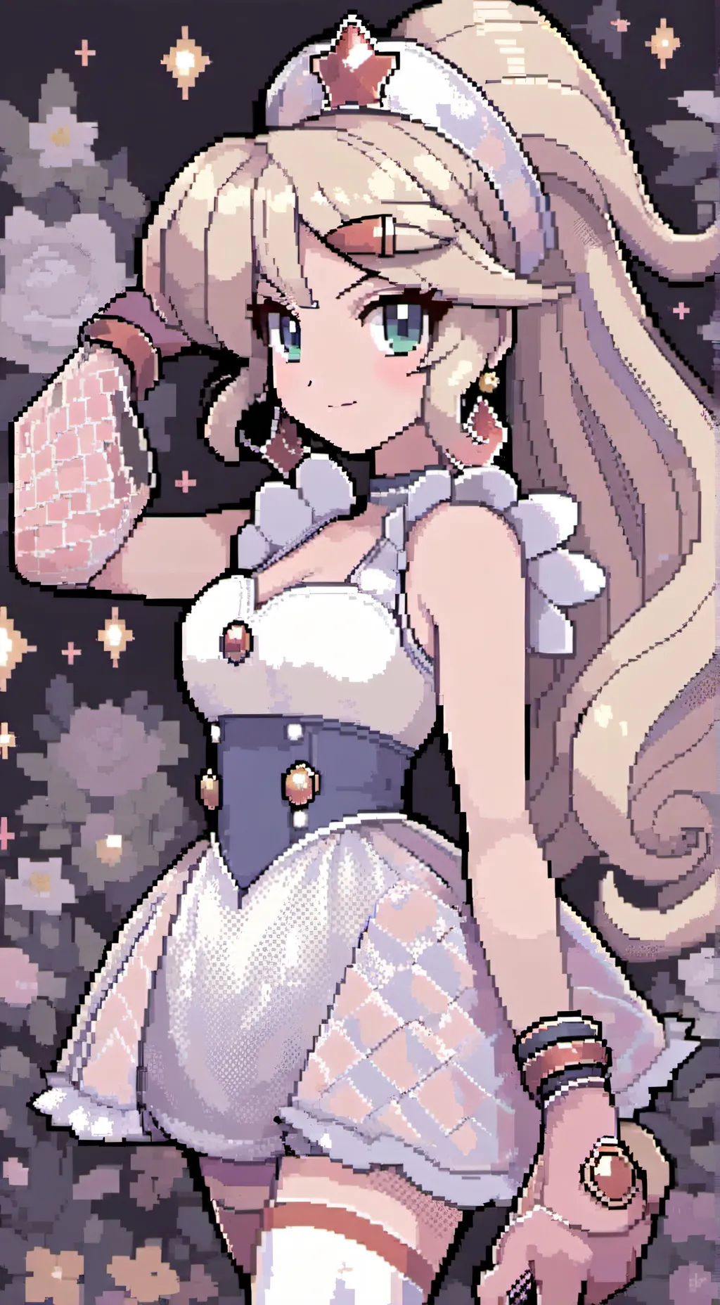 ai character: Princess Peach background