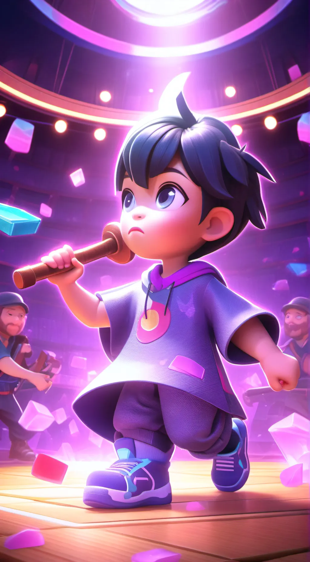ai character: dandy x astro?  background