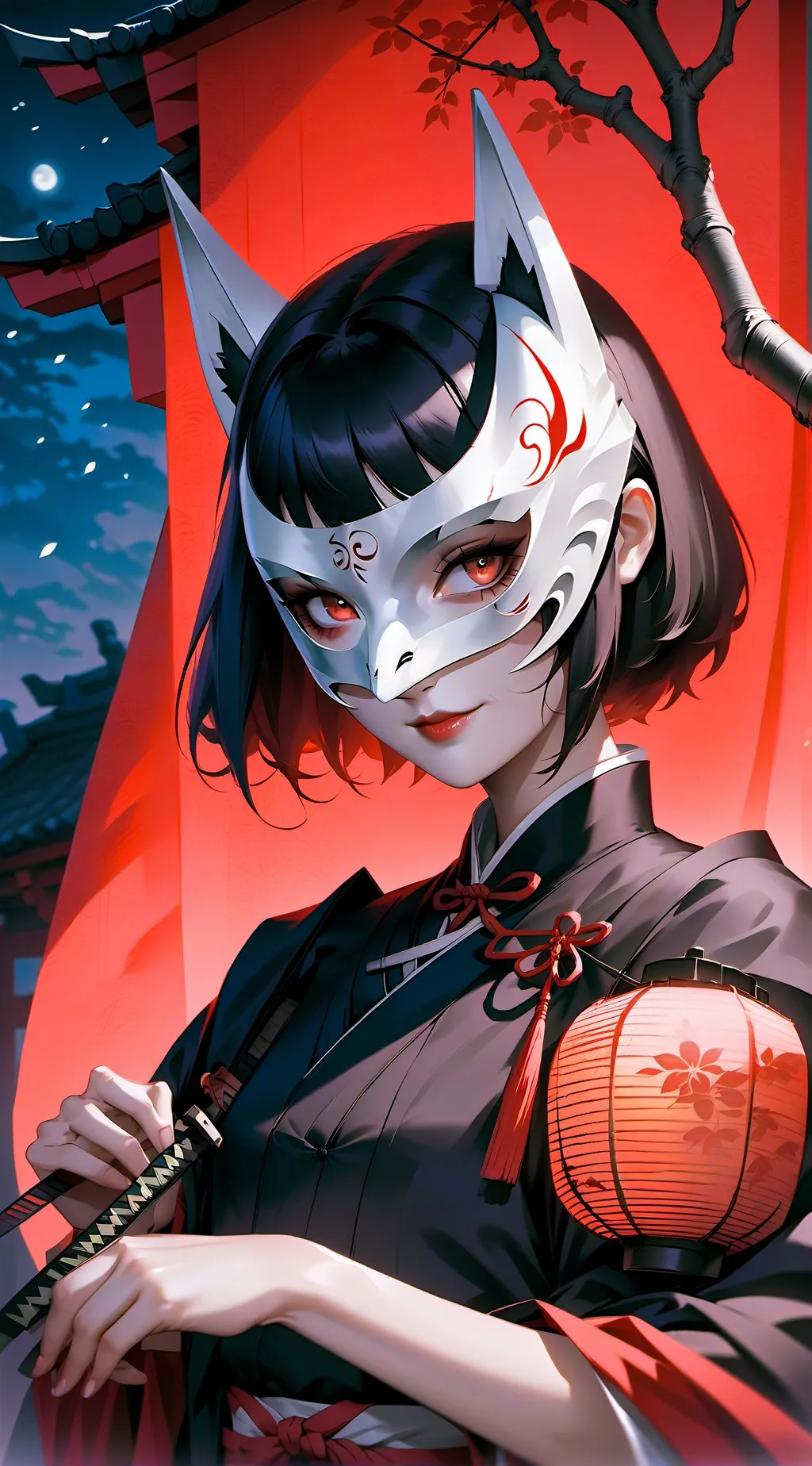 ai character: Rika Fushika  background